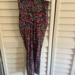 lululemon athletica Floral Leggings - Pink and Green